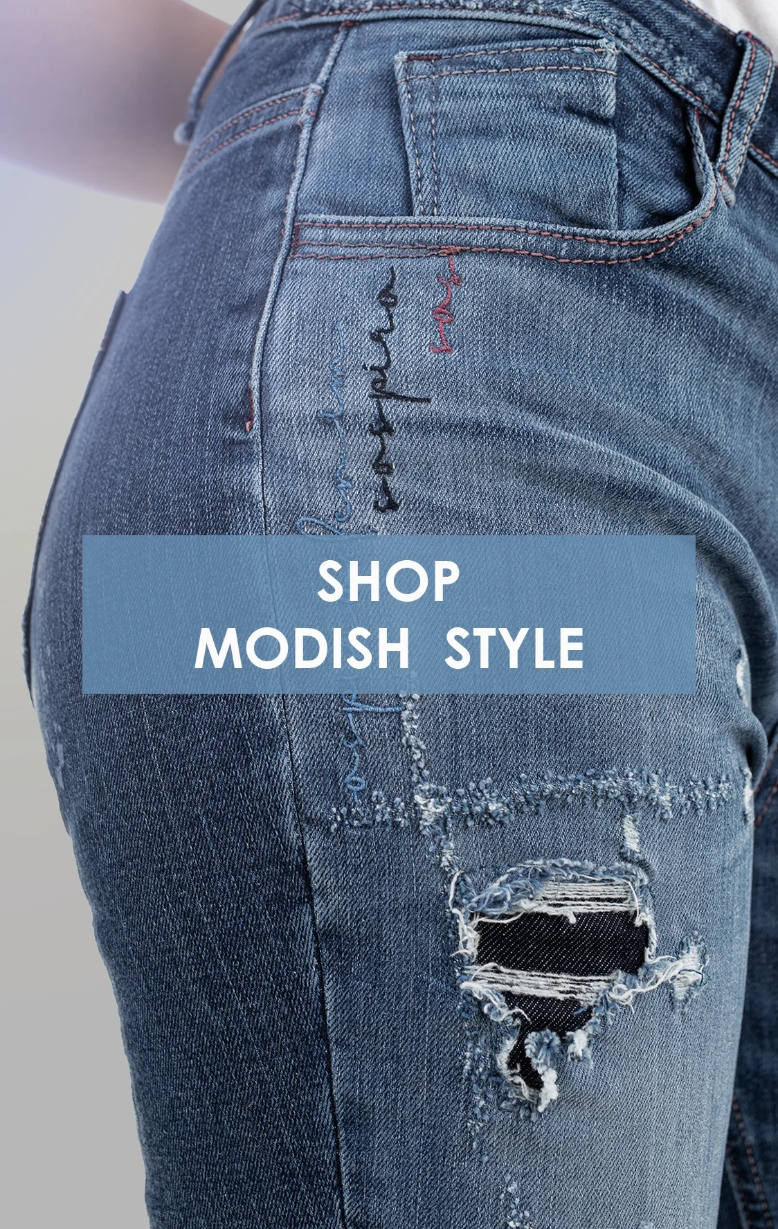 Modish Shop – Denim s Urbanim Šarmom i Snažnim Detaljima